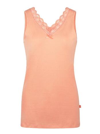 Charlie Choe N Amalfi Coast Women Lace Top Peach