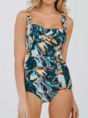 Bomain Tankini set Barbados Navy