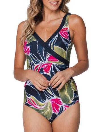 Pastunette Badmode V-neck swimsuit Dark Blue