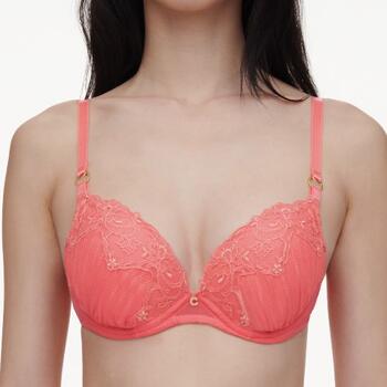 Chantelle Cabaret Sauvage Push-up bra Coral