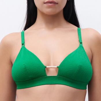 Chantelle Badmode Hera Wirefree triangle spacer bra Emerald Green