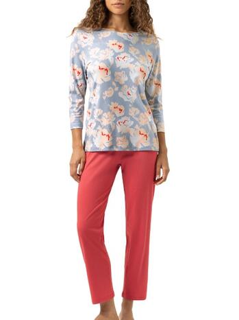 Mey Nachtmode Petal Paradise pyjama 7/8 length, 3/4 sleeve strawberry glaze