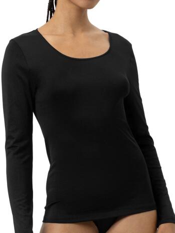 Mey Lingerie Emotion T-shirt long sleeve zwart