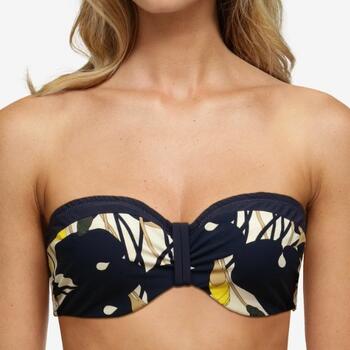 Chantelle Badmode Flowers Bandeau underwired bra Blue flowers