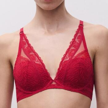 Chantelle Amor Plunge t-shirt bra Scarlet