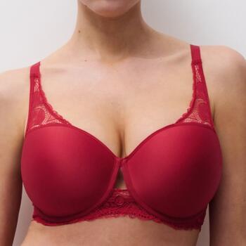 Chantelle Amor Half-cup memory bra Scarlet