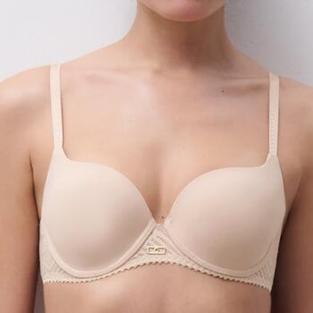 Chantelle Origins Covering T-shirt bra Goudkleurig Beige