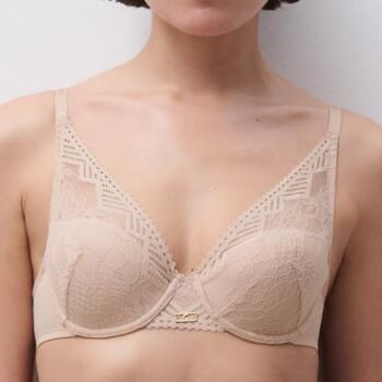 Chantelle Origins Plunge spacer bra Goudkleurig Beige