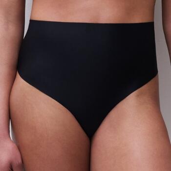 Chantelle Defi Hoge taille string Zwart