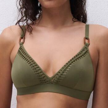 Chantelle Badmode Serenita Wirefree triangle spacer bra Cypress