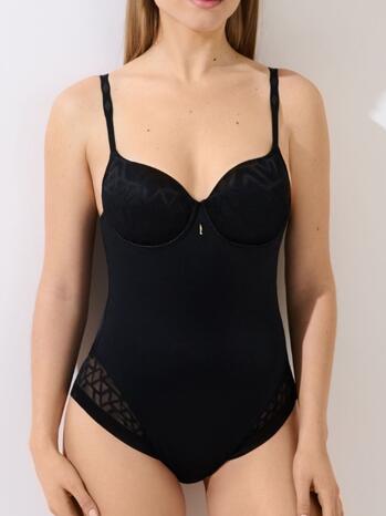 Lisca Opal Body With Moulded Foam Cup Soft Brushed Black