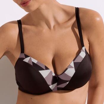 Lisca Swimwear Toulouse Bikini-Top Foamcup Dark Brown
