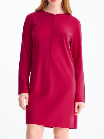 Lisca Nachtmode Cosy Nights Nachtjapon Cherry Crimson