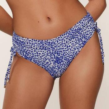LingaDore Beach 7709 Bikini Short Blauw/Wit Print