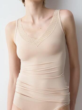 Triumph Feel of Modal Tank Top Porcelain Mousse