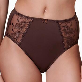 Elbrina Brief embroidery Dark Brown