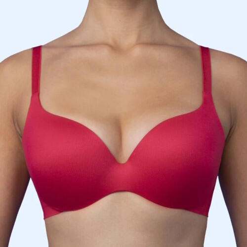 Lot De T-Shirts Avec Soutien-Gorge Intégré Push-Up - Sans Armatures, Sans Coutures, Confortable - 75% Nylon, 25% Élasthanne