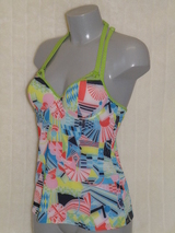 Marlies Dekkers Swimwear Yellow Submarine print/green tankini top