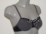 Marlies Dekkers Swimwear Beads grey/black soft-cup bikini bra