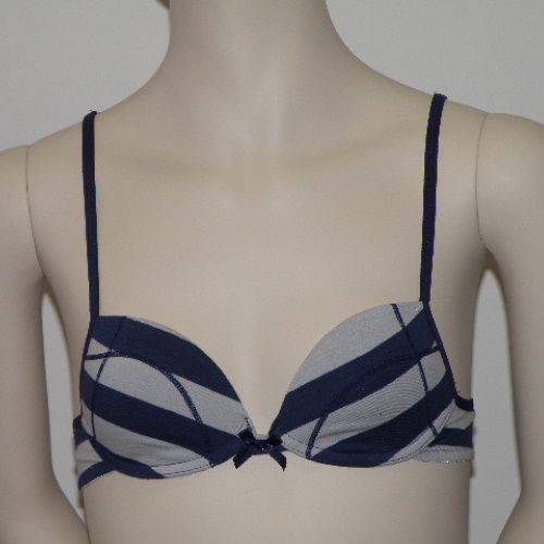 Boobs & Bloomers Summer Stripes navy blue girls bra