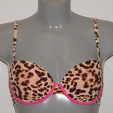 Sapph Swimwear Bloomingdal brown/pink padded bikini bra