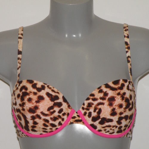 Sapph Swimwear Bloomingdal brown/pink padded bikini bra