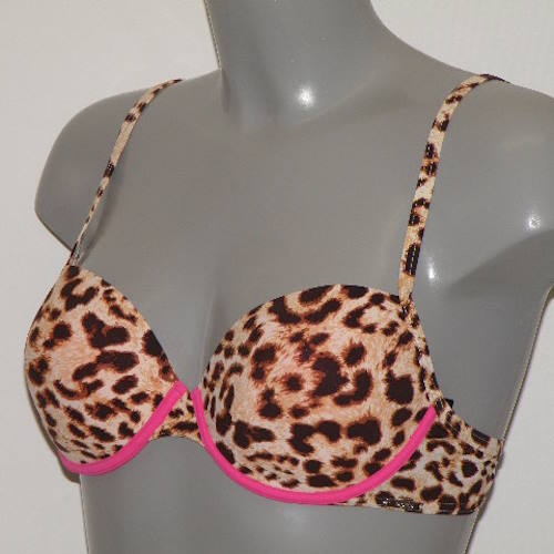 Sapph Swimwear Bloomingdal brown/pink padded bikini bra