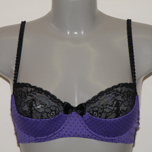 Sapph Sandy purple/black padded bra