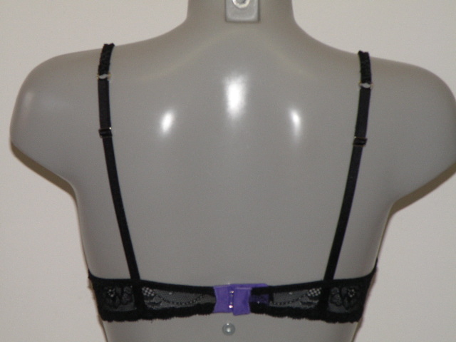 Sapph Sandy purple/black padded bra