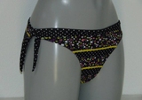 LingaDore Beach Dutchies black/print bikini brief