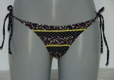 LingaDore Beach Dutchies black/print bikini brief