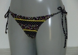 LingaDore Beach Dutchies black/print bikini brief