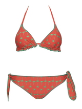 Boobs & Bloomers Palmtree orange set