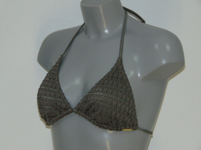 Sapph Swimwear Bubbles khaki padded bikini bra