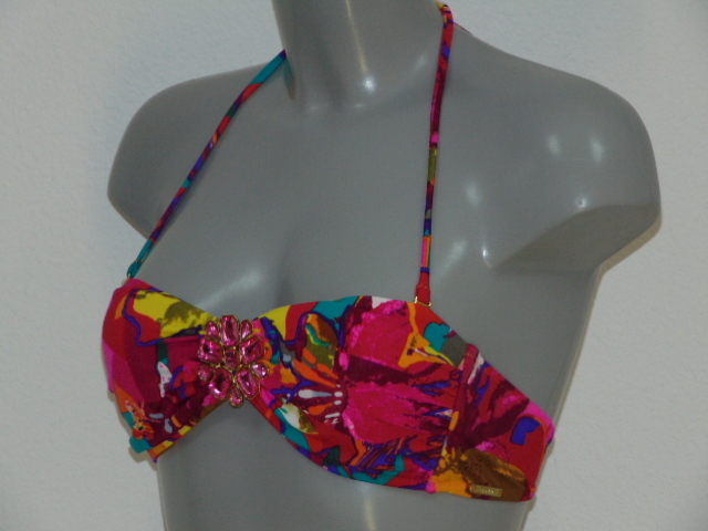 Sapph Swimwear Mission Bay red padded bikini bra