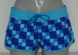 Shiwi Checkered blue beach short