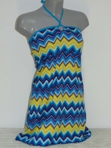 Shiwi Rainbow blue beach dress