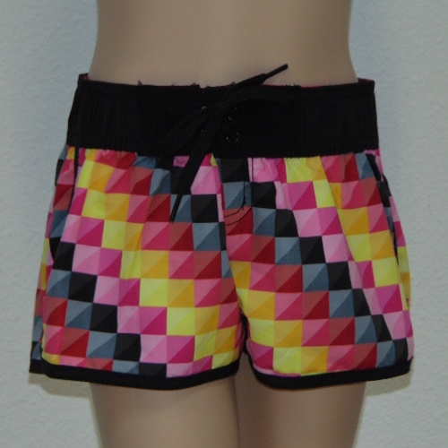 Shiwi  yellow/pink beach short