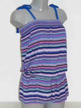 Shiwi Pixie blue/pink beach dress