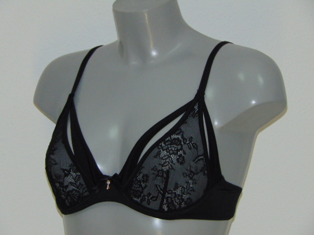 Sapph Kim black non-padded bra