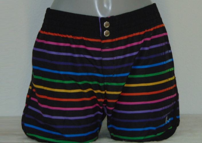 Shiwi Colorizon black/multicolor beach short