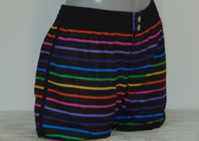 Shiwi Colorizon black/multicolor beach short