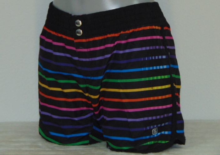 Shiwi Colorizon black/multicolor beach short