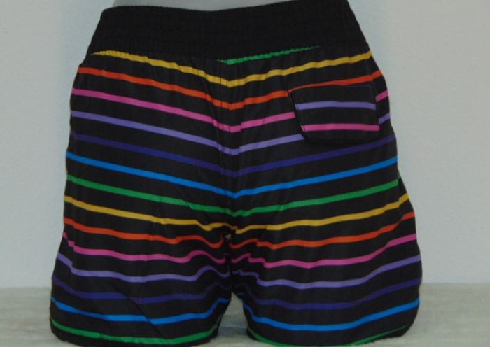 Shiwi Colorizon black/multicolor beach short