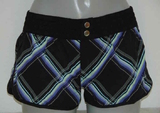 Shiwi Plaid black/purple beach short
