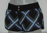 Shiwi Plaid black/purple beach short