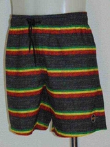Shiwi Men's Jamaican grey/print swimshort