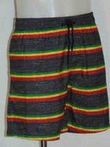 Shiwi Men's Jamaican grey/print swimshort
