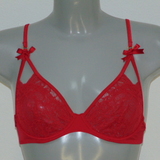 Sapph Lilian red non-padded bra
