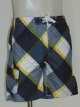 Shiwi Men's Plaid grey swimshort